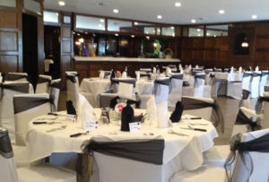 Elegant banquet setup for wedding receptions at J's White Elephant in Lackawanna